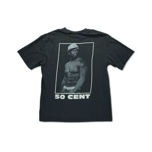50 Cent Men's T-Shirt Short Sleeve‎ Cotton On Black Size Small Graphic Tee
